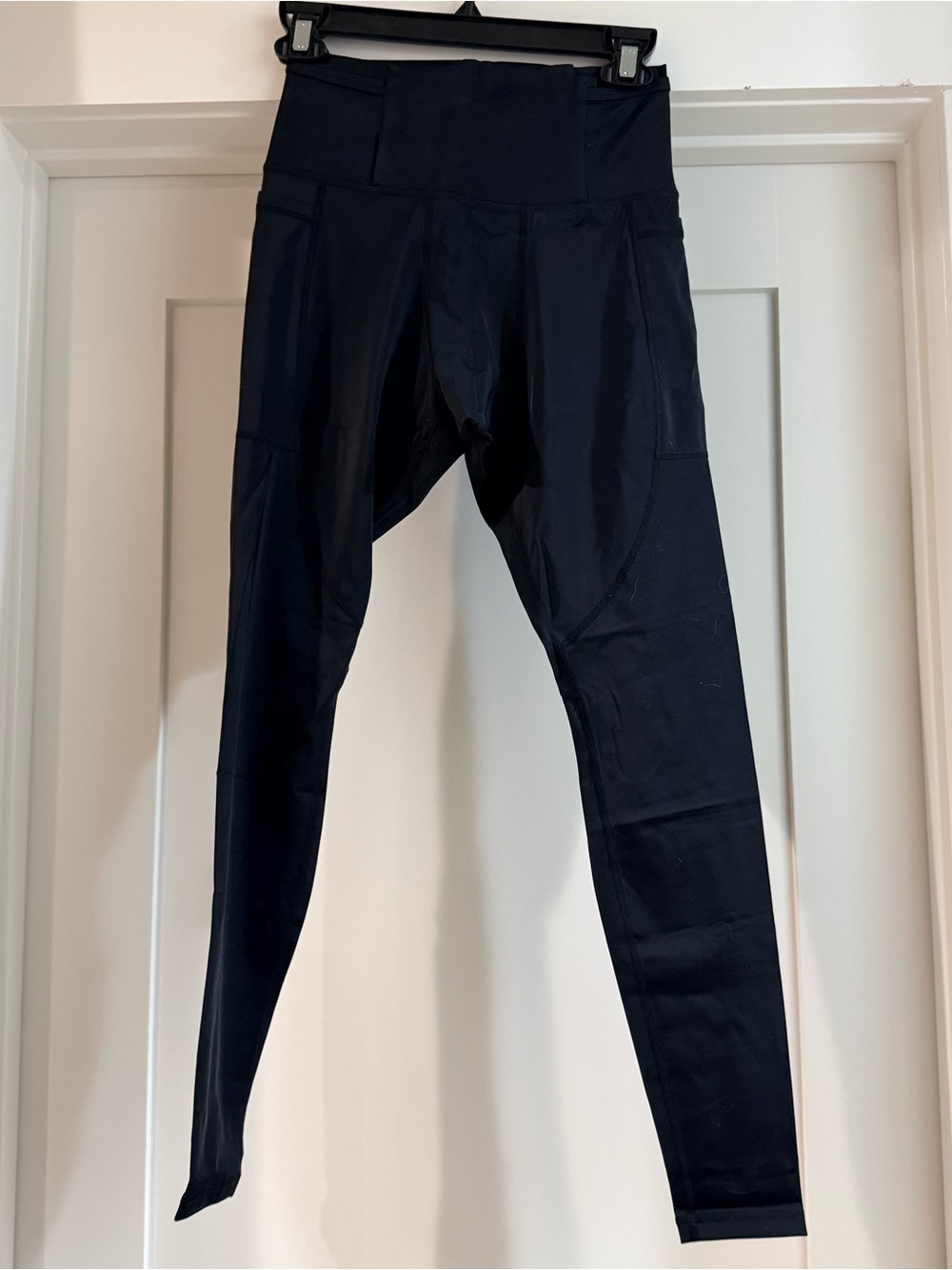 Men's Black High-Waist Athletic Pants